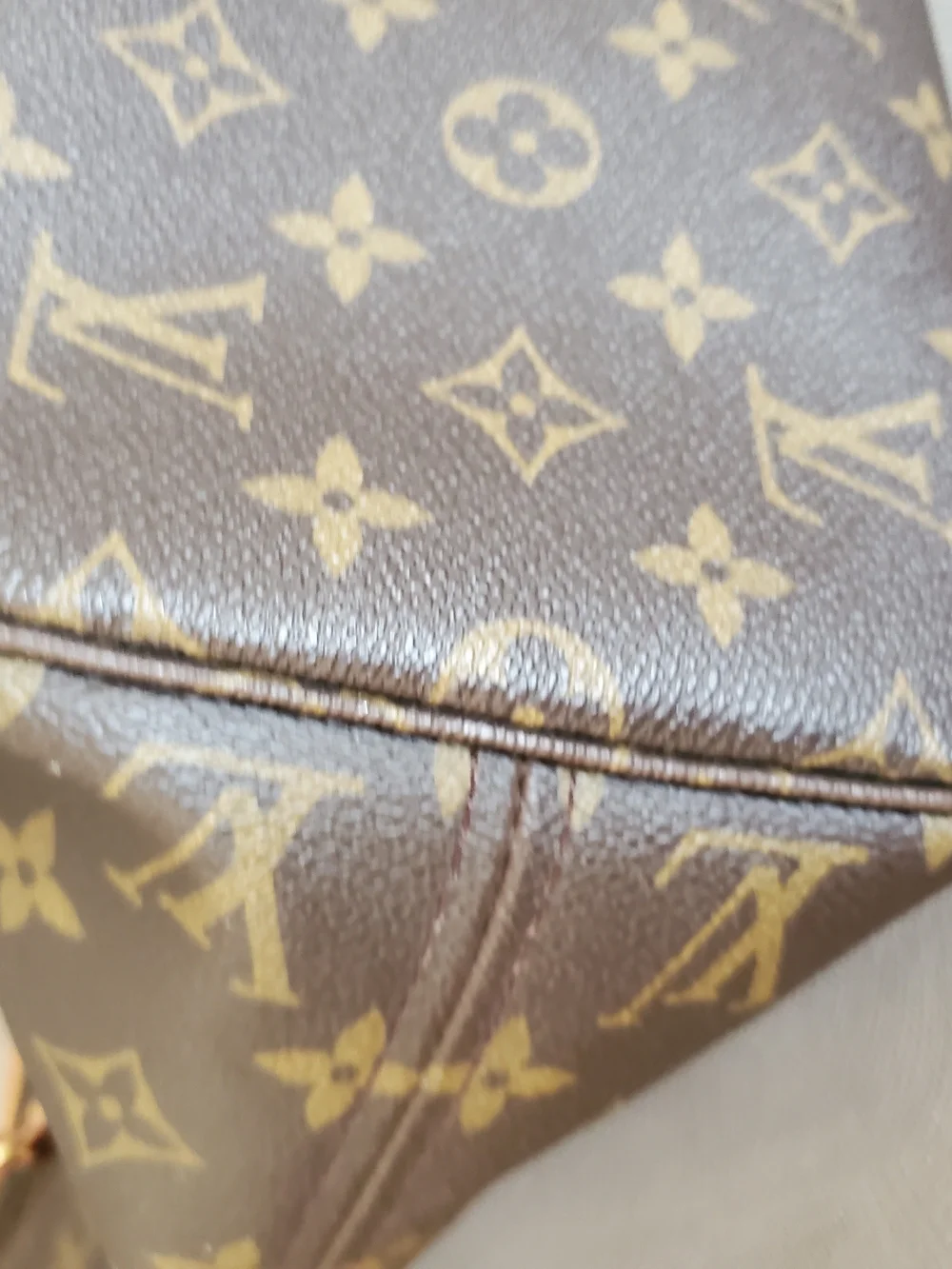 Louis Vuitton Monogram Canvas Brown Tote Bag